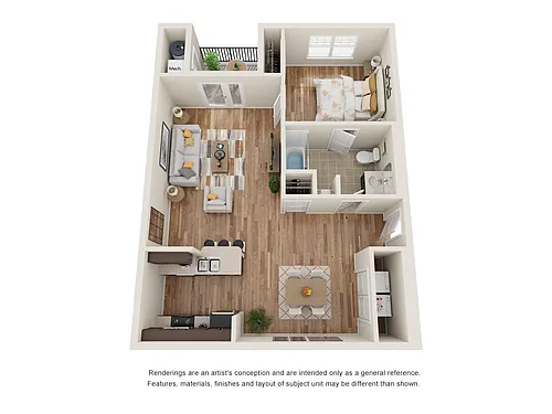 Floor plan A1-80B