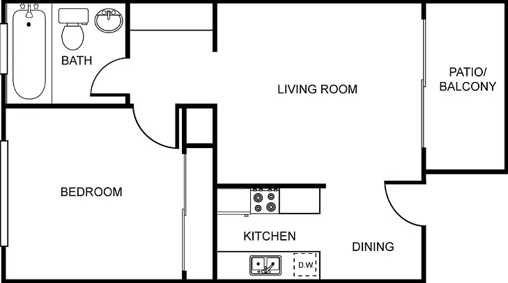 The Elm and the Pine Floorplan Diagram