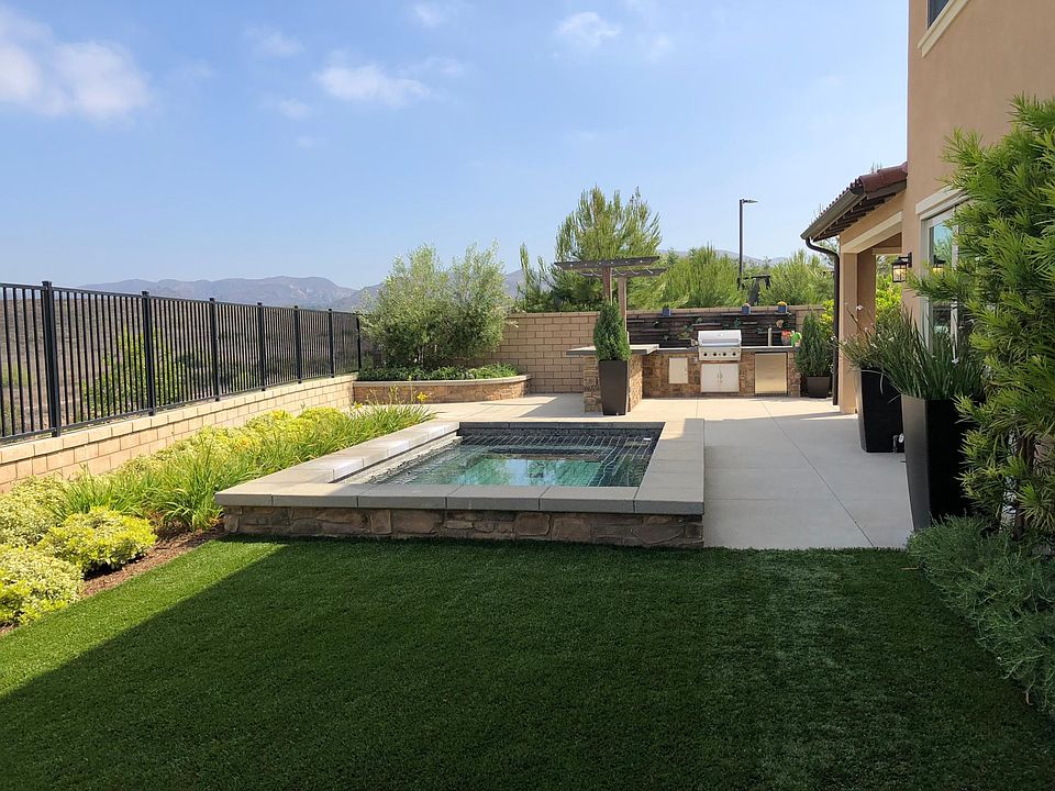 Backyard with beautiful view