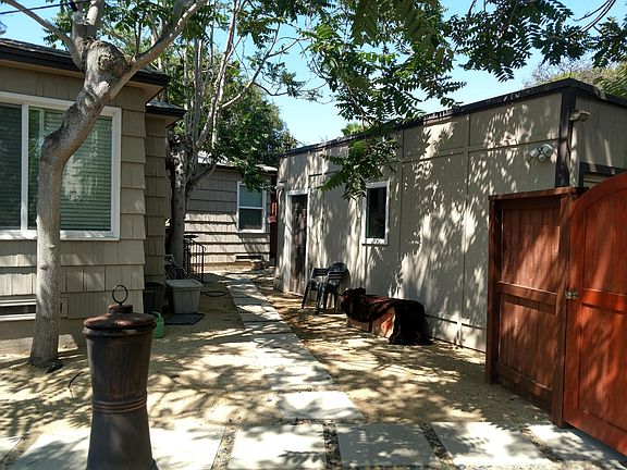 inside patio looking towards garage and home's side door