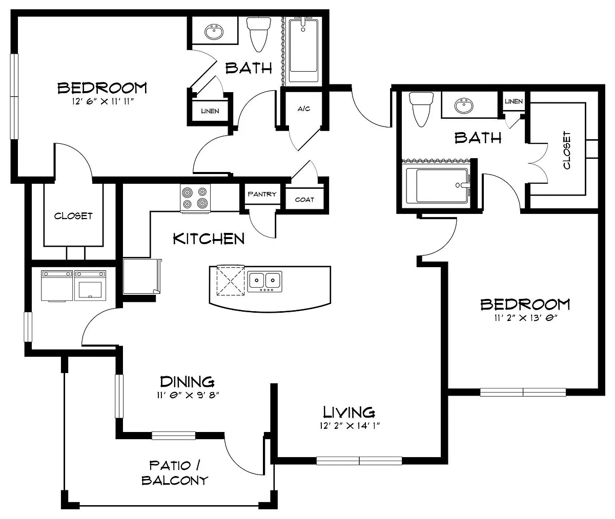 Floor plan B3