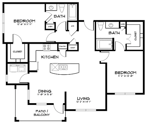 Floor plan B3