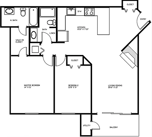 Floor plan The Dogwood