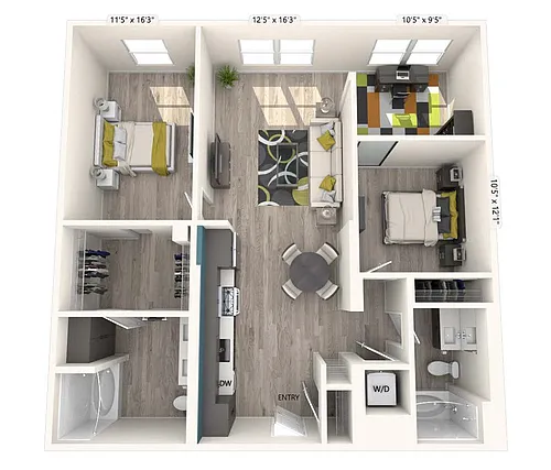 Floor plan 207