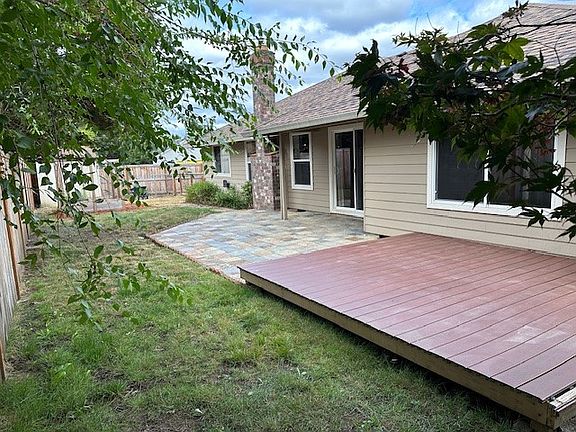 large private back yard