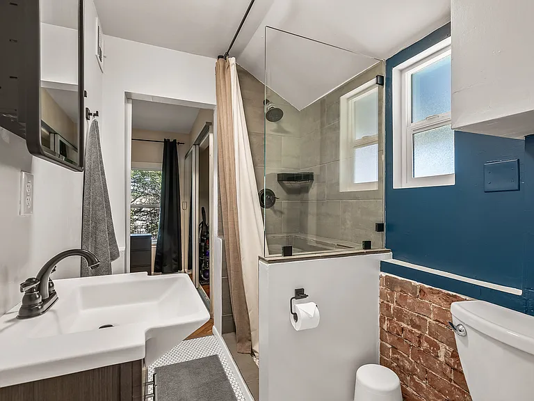 Recently renovated bathroom