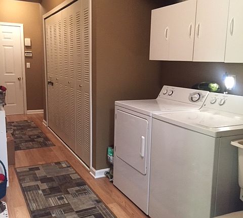 Laundry mud room cabinets
