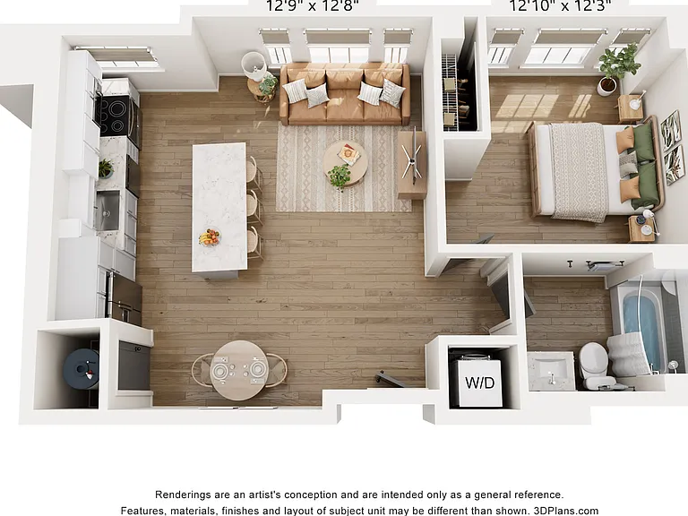 1BR Type C 1BR Type C