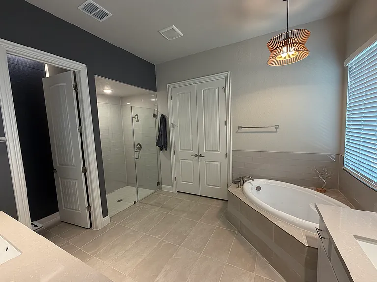 Premium Upgraded Master Bathroom