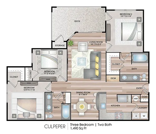Floor plan Culpeper