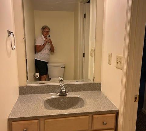 Vanity in downstairs 1/2 bath