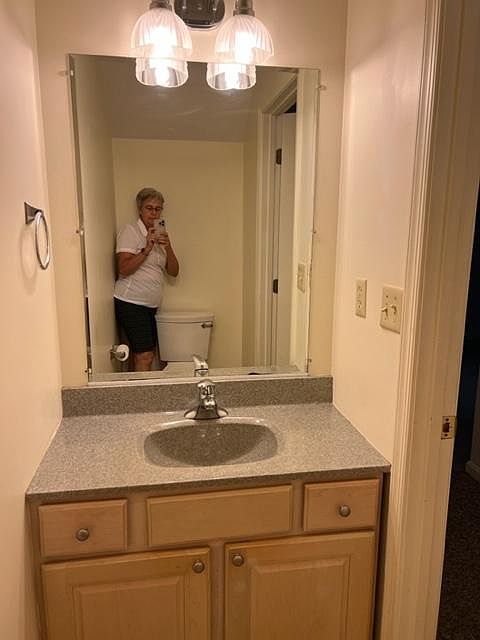 Vanity in downstairs 1/2 bath