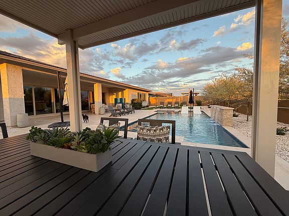 Outdoor kitchen perfect for winter barbeques.