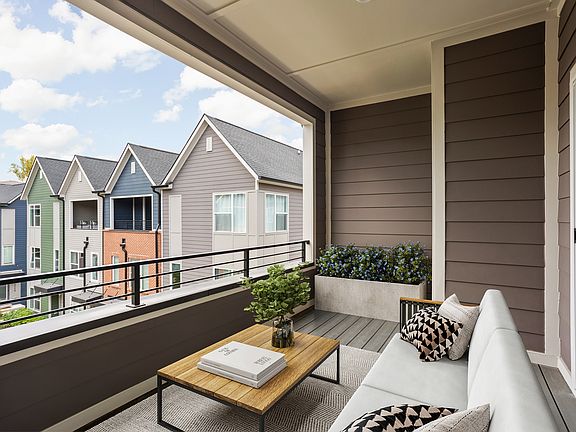 Terrace with courtyard views