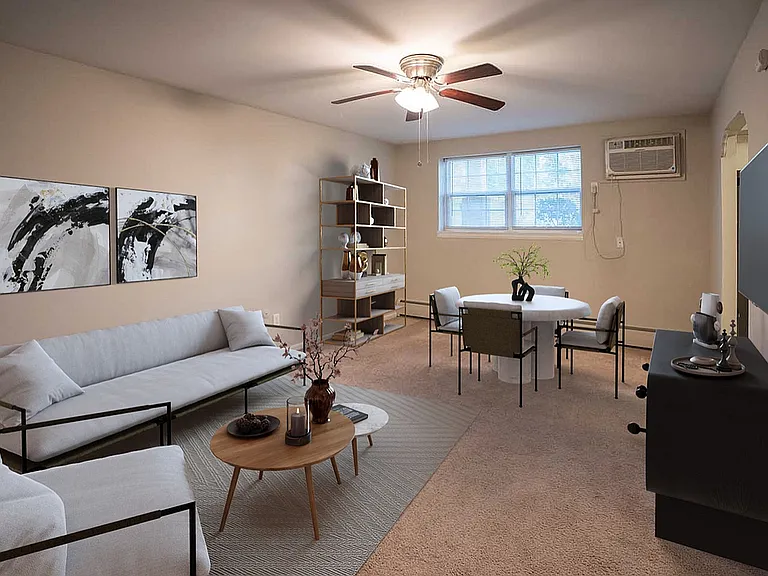 Experience style and comfort in this beautifully designed living area perfect for relaxation and entertaining.