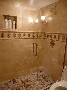 Walk in shower