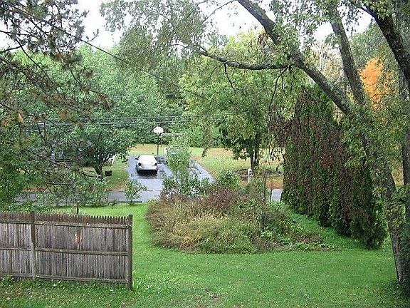 Looking toward S. Spencer Road from rear of house