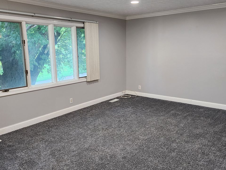 Living room with large window