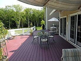 large decks and patios