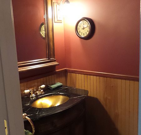 Half bath off kitchen