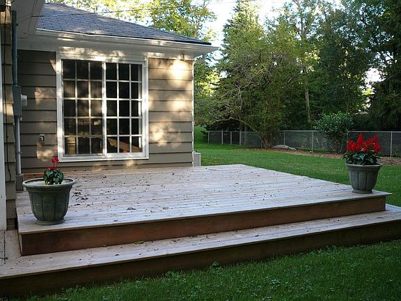 Patio off of sun room