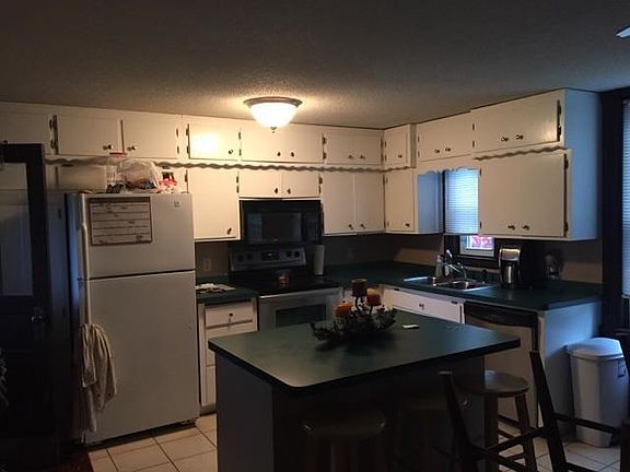 Updated kitchen with center island.