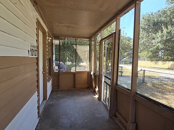 Enclosed front patio