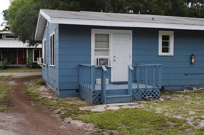 Rear of home