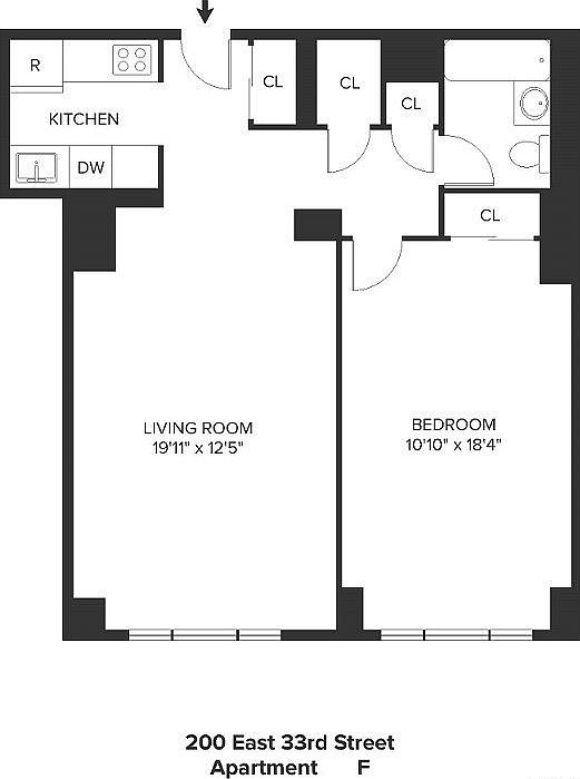 1st image of 200 E 33rd St APT 23f