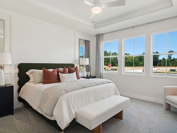 Primary suite with tray ceiling