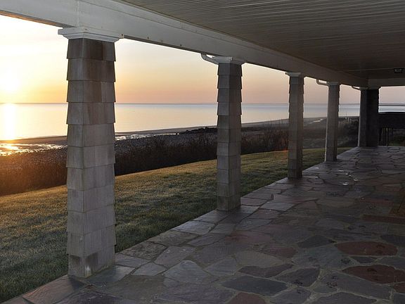 Watch the sun rise from your covered patio