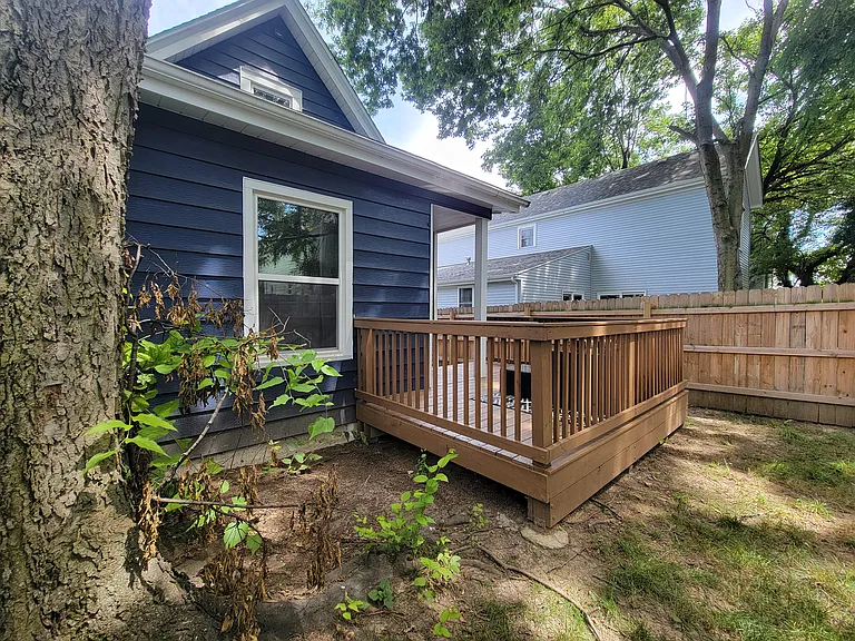 Backyard and Deck