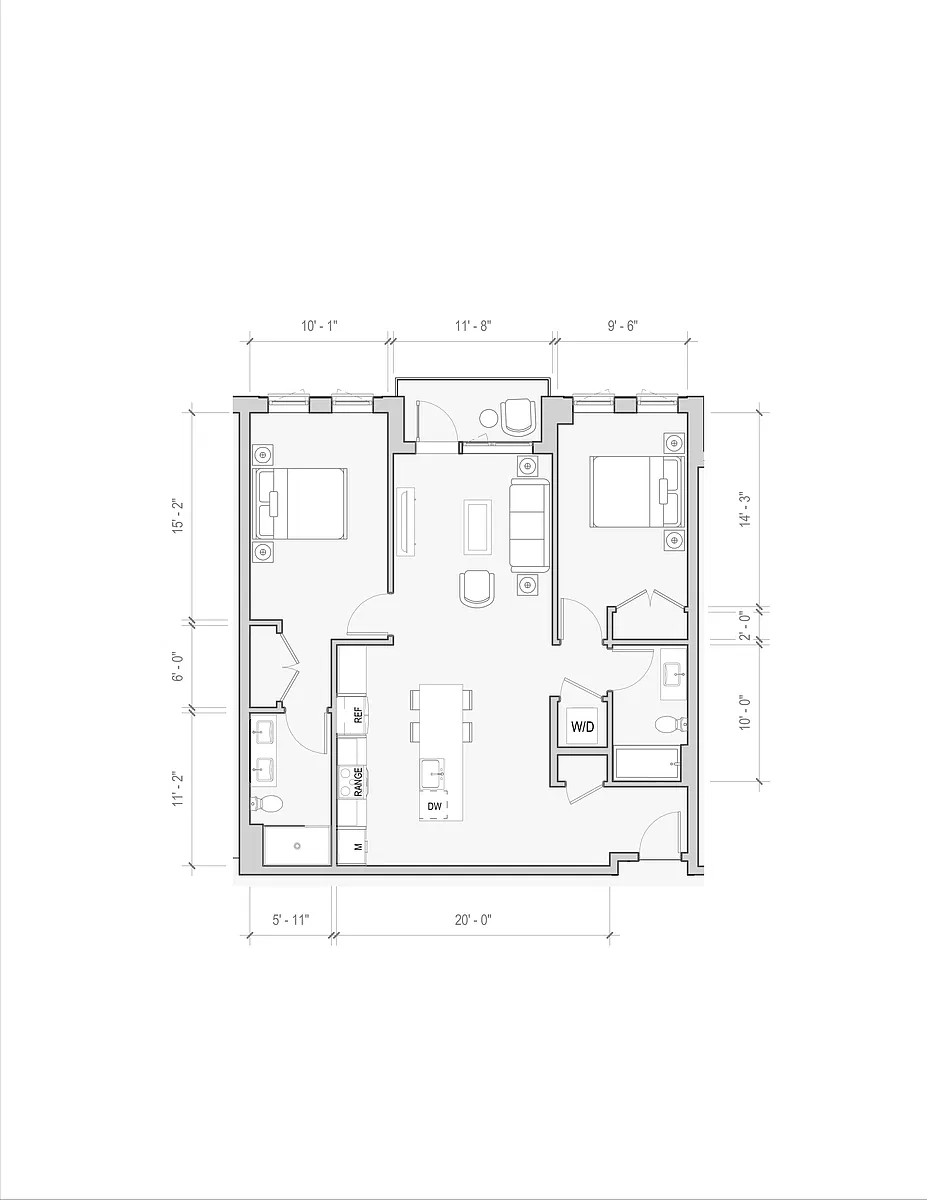 Floor plan Diamond - Pearl at Boulder Commons