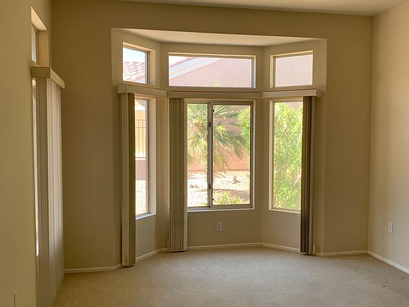 Bay window in master bedroom