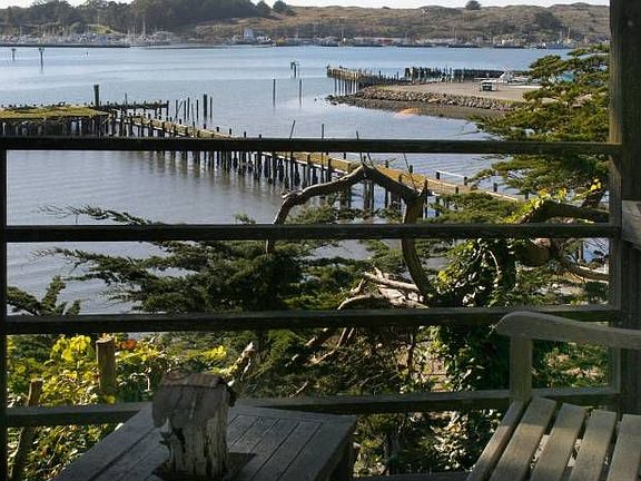 View from deck chair