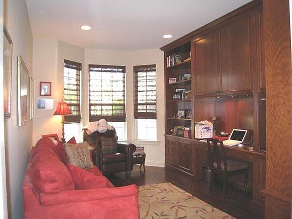 Library with Custom Wall Unit