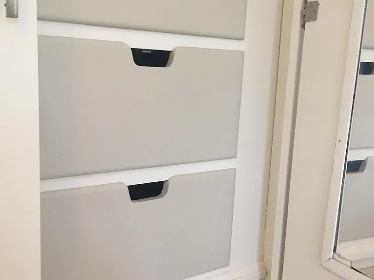 More storage in Bedrooms