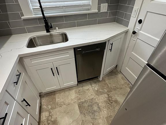 Back Door, Mini Dishwasher and Sink