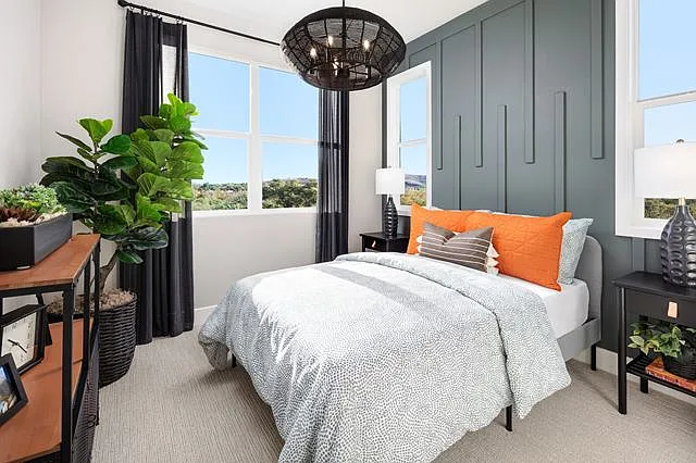 Bedroom with Back Panels