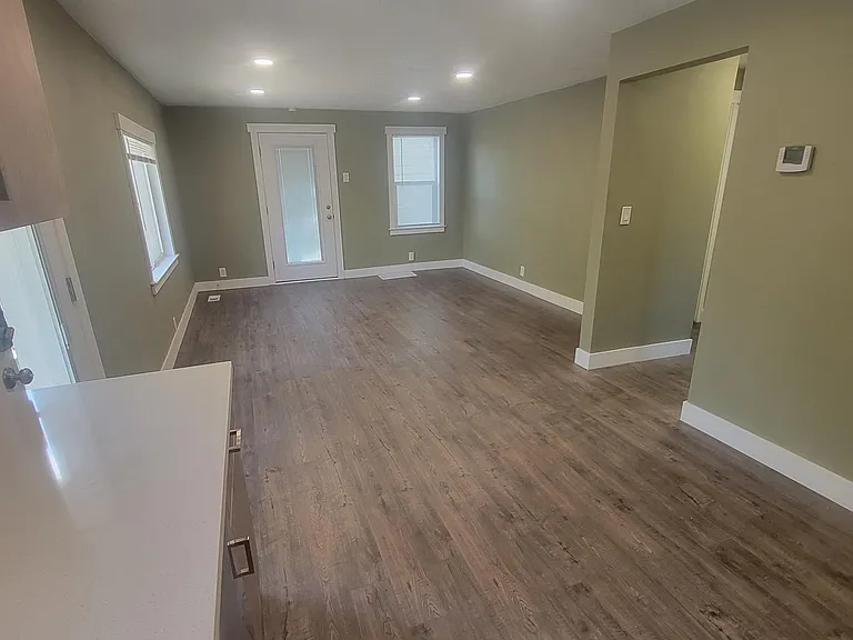 Living room from the kitchen