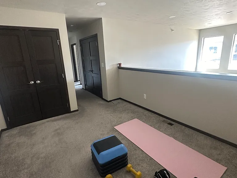 Upstairs entertainment area.