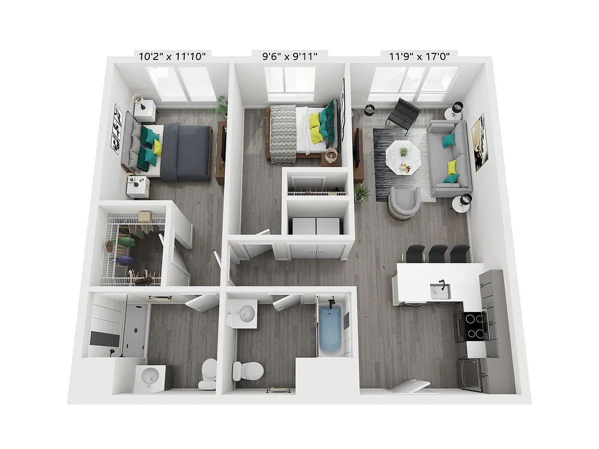 Floor plan M2B-2