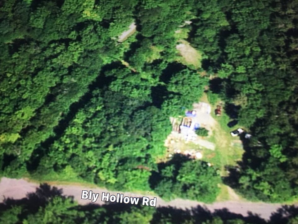 Foundation and framed house