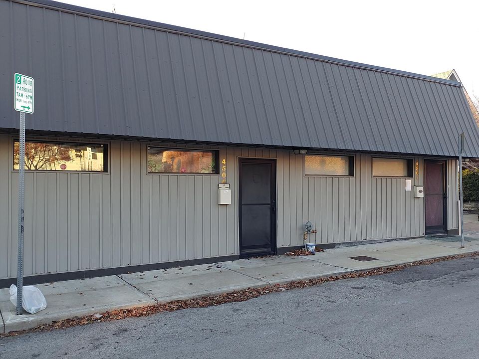 This is the exterior front of the building - This unit is on the right - street parking is available right in front of the unit.