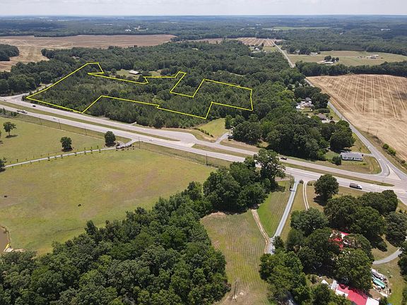 Looking SE back toward the property from across Hwy 601