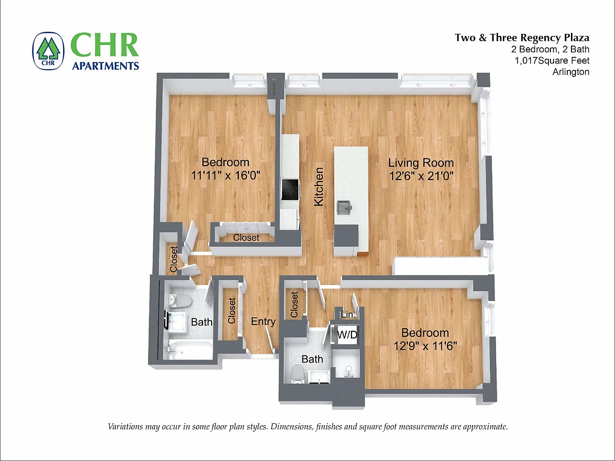 Floor plan 2 Bedroom