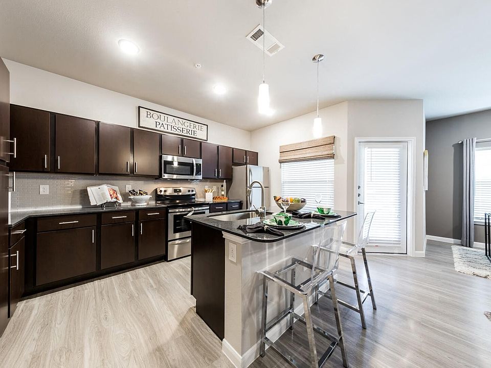 Model 2 - Open Floor Plan with Kitchen Island & Private Patio
