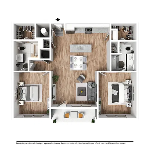 Floor plan B3 - The Bay