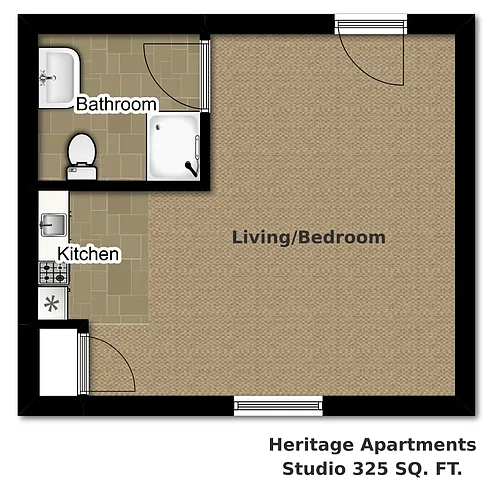Floor plan Studio