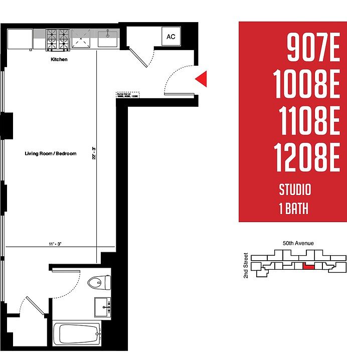 2nd image of 214 50th Ave APT 1108E